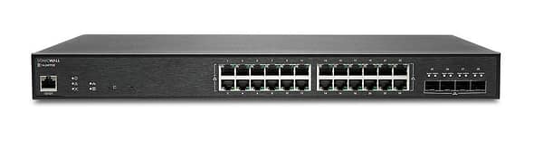 SonicWall SWS14-24FPOE Managed PoE Switch with 3YR 24x7 Dynamic Support