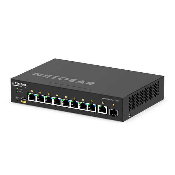 NETGEAR AV Line M4250-9G1F-PoE+ GSM4210PD Managed 8-Port PoE+ Switch
