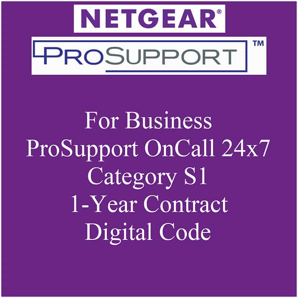 NETGEAR PMB0S11 ProSupport OnCall 24x7 Category S1 - 1 Year