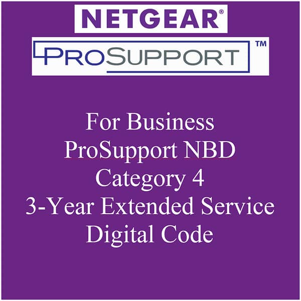 NETGEAR PMP3134 ProSupport NBD Service Category 4 - 3 Year Extended Service