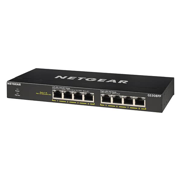 NETGEAR GS308PP 8 Port Gigabit Switch