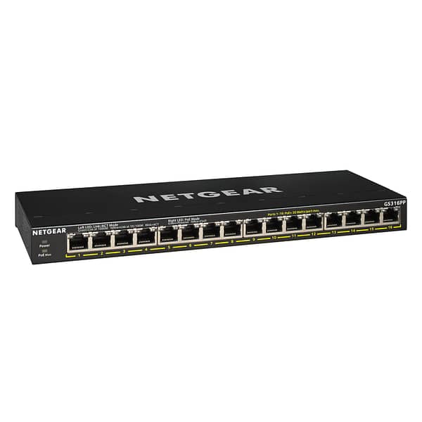 NETGEAR GS316PP 16 Port Gigabit Switch