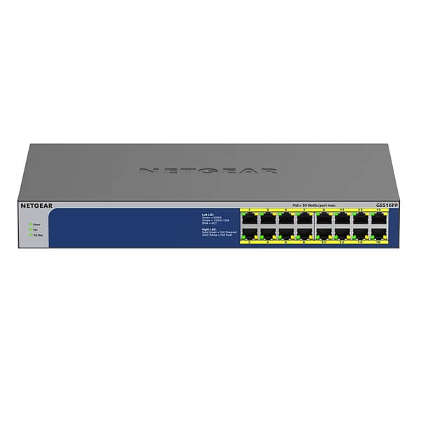 NETGEAR GS516PP 16 Port Gigabit Switch